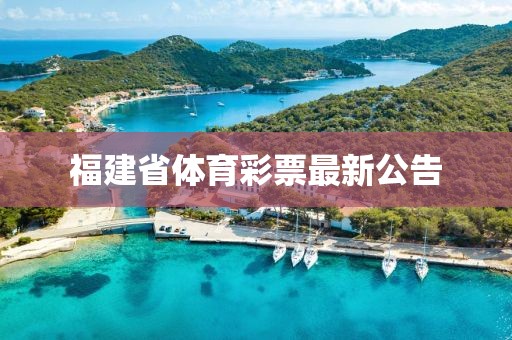 福建省体育彩票最新公告