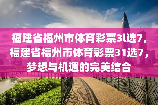 福建省福州市体育彩票3l选7,福建省福州市体育彩票31选7，梦想与机遇的完美结合