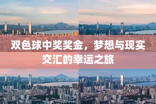 双色球中奖奖金，梦想与现实交汇的幸运之旅