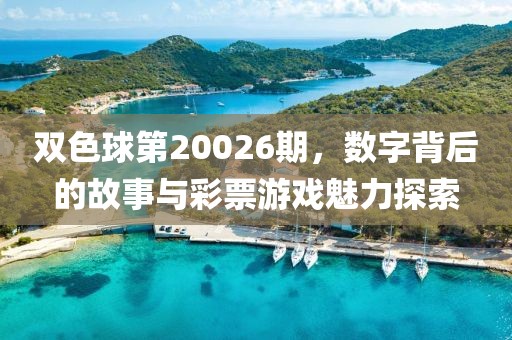 双色球第20026期，数字背后的故事与彩票游戏魅力探索